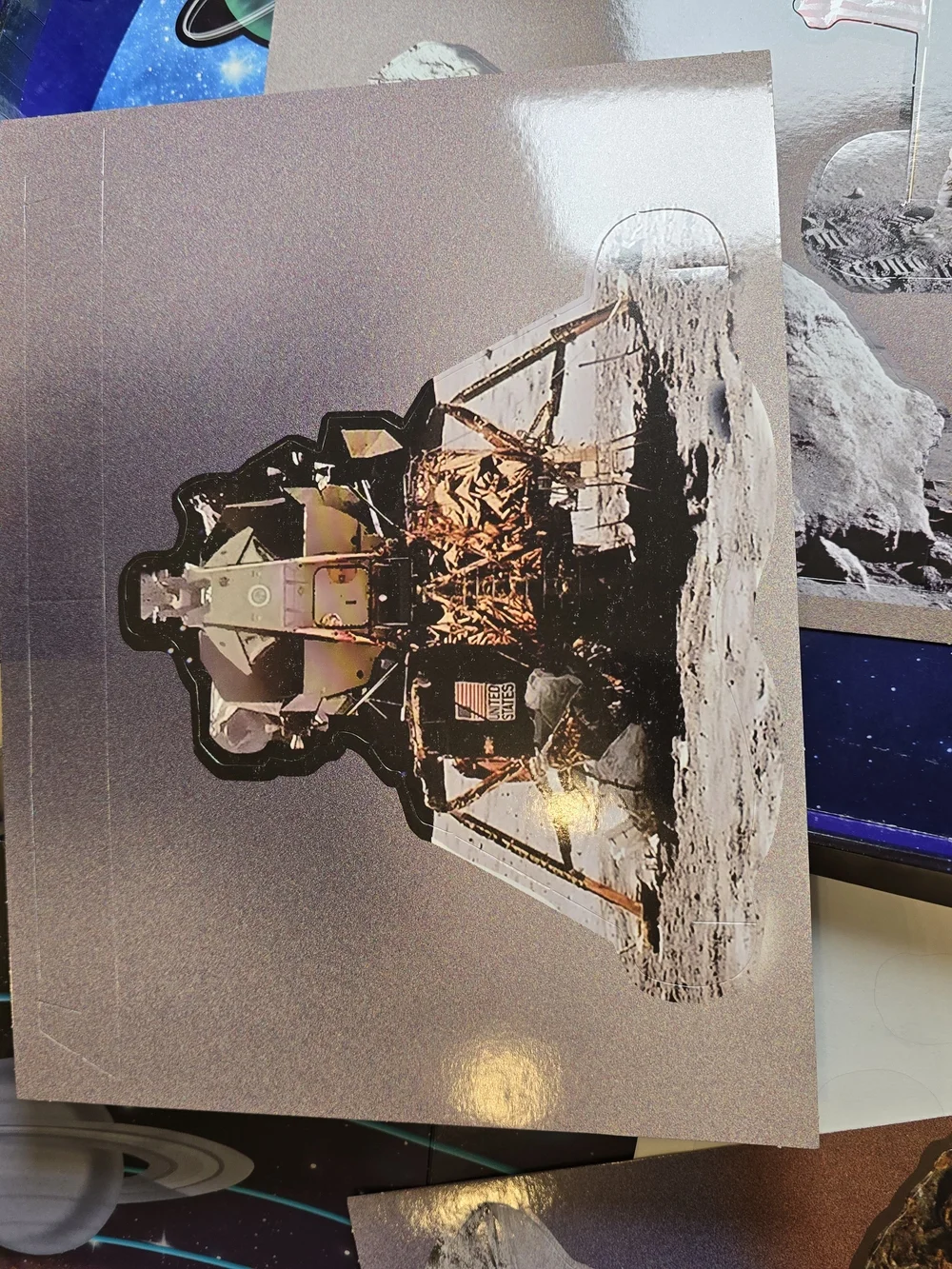 Learning Adventures Space - Case With Book, Cards And Figurines.